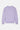 Pull Jedmo Lilas vu de dos à plat, col rond et bords côtes, maille unie