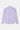 Chemise Juvaris Lilas à rayures bleues vue de dos à plat, manches longues et poignets boutonnés