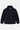 Veste coupe-vent Jaway Noir zippée de face à plat, poches zippées et petit coeur sur la poitrine