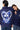 Sweat à capuche Evy Bleu Marine porté par deux mannequins, l'un de dos avec grand cœur blanc, l'autre de face
