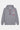 Sweat à capuche Evy Gris Chiné de face à plat, trois cœurs smiley roses, blanc et rouge, cordons tressés