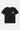 T-shirt Lys Noir délavé de face à plat, petite inscription blanche Maison Elevenparis factory sur la poitrine