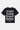 T-shirt Lys Noir délavé vu de dos à plat, grand texte blanc Another Fucking Bonjour Madame, Maison Elevenparis Factory