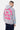 Sweat à capuche Fendy Gris Chiné porté par un homme, vue de dos, inscription rose NO SNITCH LOVERS en arc