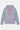Sweat à capuche Fendy Gris Chiné à plat, vue de face, cordons roses et lettres gothiques vertes et bleues sur les manches