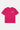 T-shirt Feremy Rose à plat, vue de face, petit cœur rose griffonné et inscription jaune sur la poitrine