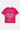 T-shirt Feremy Rose à plat, vue de dos, grand cœur en lettrage ELEVENPARIS et inscription No Snitch Win Again