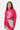 Sweat à capuche court Flola Rose porté de face par une fillette, inscription Eleven Paris No Snitch et numéro 3 blanc