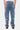 Pantalon Flex Bleu Jean porté de dos par un mannequin homme, poches plaquées et étiquette Elevenparis à la ceinture