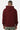 Sweat à capuche Flocon Bordeaux porté de dos par un mannequin homme, capuche et bordure surpiquée, pantalon camouflage