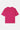 T-shirt Floride Rose fuchsia de dos à plat, lettrage tonal en relief à peine visible sur le haut du dos
