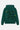 Sweat à capuche Folezia Vert de dos, broderie Eleven Paris Therapy avec petites fleurs colorées