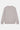 Pull col rond Follow Gris de dos sur fond blanc, tricot uni et bord côtelé aux poignets