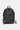 Sac à dos Jalley Bandana Noir de face, motif bandana blanc, inscription Eleven Paris et cordons verts