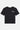 T-shirt Jamaica Noir à plat de face, inscription Elevenparis blanche en écriture cursive sur la poitrine
