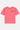 T-shirt Jam Rose à plat de face, petite inscription Eleven noire sur la poitrine côté gauche