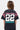 T-shirt enfant Juline Noir Délavé vu de dos, grand 22 blanc, textes French Riviera rose et Elevenparis turquoise