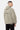 Veste à capuche Jaway Kaki portée par un mannequin homme, vue de dos, empiècement dorsal et cordon de serrage en bas