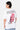 T-shirt Jerry Blanc porté par un mannequin homme, vue de dos, glace rouge No Snitch et adresse Eleven Records