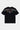 T-shirt Joy Noir vu de dos à plat, lettrage gothique Eleven Paris et inscription Parisian Tour No Snitch Live