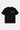 T-shirt Joy Noir vu de face à plat, inscription Parisian Tour No Snitch brodée sur la poitrine, fond blanc