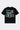 T-shirt Judith Noir vu de dos à plat, inscription Make Art Make Love Make Out Make Money et fleurs colorées