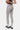 Legging de sport Jet Zèbre vu de dos, motif zèbre noir et blanc, ceinture noire, liseré noir sur la jambe