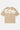 T-shirt Juno Beige oversize vu de dos à plat, grand lettrage Eleven blanc sur les épaules et mention Since, fond blanc