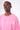 T-shirt Lys Rose délavé porté par un mannequin homme, gros plan sur l'inscription blanche Maison Elevenparis factory 2003