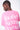 T-shirt Lys Rose délavé, gros plan du dos porté par un homme avec lettres blanches Another Fucking Bonjour
