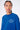 T-shirt Lys Bleu délavé porté par une mannequin femme, zoom sur l'inscription blanche Maison Elevenparis factory 2003