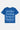 T-shirt Lys Bleu délavé à plat, vue de dos avec inscription bleu clair Another Fucking Bonjour Madame