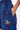 Short Maestro Bandana Bleu Marine, zoom sur la broderie pyramide à oeil Loveless & Elevenparis et le motif bandana