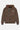 Sweat à capuche zippé Moon Léopard à plat, vue de face avec imprimé léopard, cordons tressés colorés et broderie pyramide