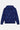 Sweat à capuche Moon Bandana Bleu Marine à plat, vue de dos avec motif bandana bleu clair sur fond marine