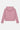 Sweat à capuche Neliot Rose Bandana vu de dos à plat, imprimé cachemire rose et capuche surpiquée