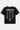 T-shirt Next Noir vu de dos à plat, imprimé Karaoke Option No Snitch avec liste de titres et coeur rose Records