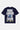 T-shirt Parma Bleu Marine à plat, vue de dos, inscription More amour por favor blanche et coeur bleu