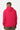 Sweat à capuche Fepito Rose fuchsia porté par un mannequin homme de dos, capuche relevée sur les épaules, dos uni