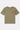 T-shirt Power Kaki à plat, de face, poche poitrine en forme d'écusson couleur terracotta