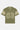 T-shirt Provence Kaki en maille ajourée à plat, de face, col V, numéro 03 crème et manches rayées crème