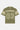 T-shirt Provence Kaki en maille ajourée à plat, de dos, inscription Elevenparis et numéro 03 crème