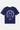 T-shirt Punky Bleu Marine à plat, de dos, smiley en lettrage gothique Elevenparis, inscription No Snitch et triangle