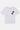 T-shirt Punky Blanc à plat, de face, deux fleurs de lys brodées noires à reflets dorés sur la poitrine