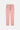 Pantalon cargo Suede Rose vu de face à plat, cordon de serrage, poches à rabat et boutons-pressions aux chevilles