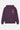 Sweat à capuche Tali Violet vu de face à plat, trois petits coeurs sur la poitrine et poche kangourou