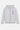 Sweat zippé à capuche Teline Gris Chiné à plat, de face, trois cœurs brodés rose, bleu et rouge