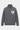 Pull col roulé Temile Gris Chiné en maille à plat, de face, cœur écru à visage smiley croisé