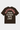 T-shirt Terry Marron à plat, de dos, ELEVENPARIS rose en arc et From Eleven with Love en lettres écrues