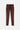 Legging de sport Jet Léopard à plat vu de dos, imprimé léopard brun et orange, ceinture marron foncé